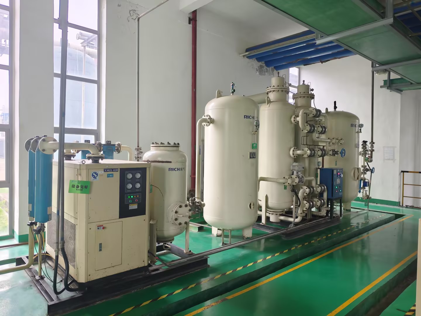 穩定運行13年，瑞氣制氮機助力制藥廠高速發展